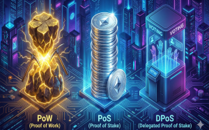 합의 알고리즘 비교 (PoW vs PoS vs DPoS)